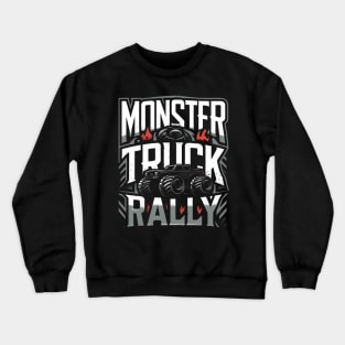 Monster Truck Rally Madness - Adrenaline-Packed Crewneck Sweatshirt